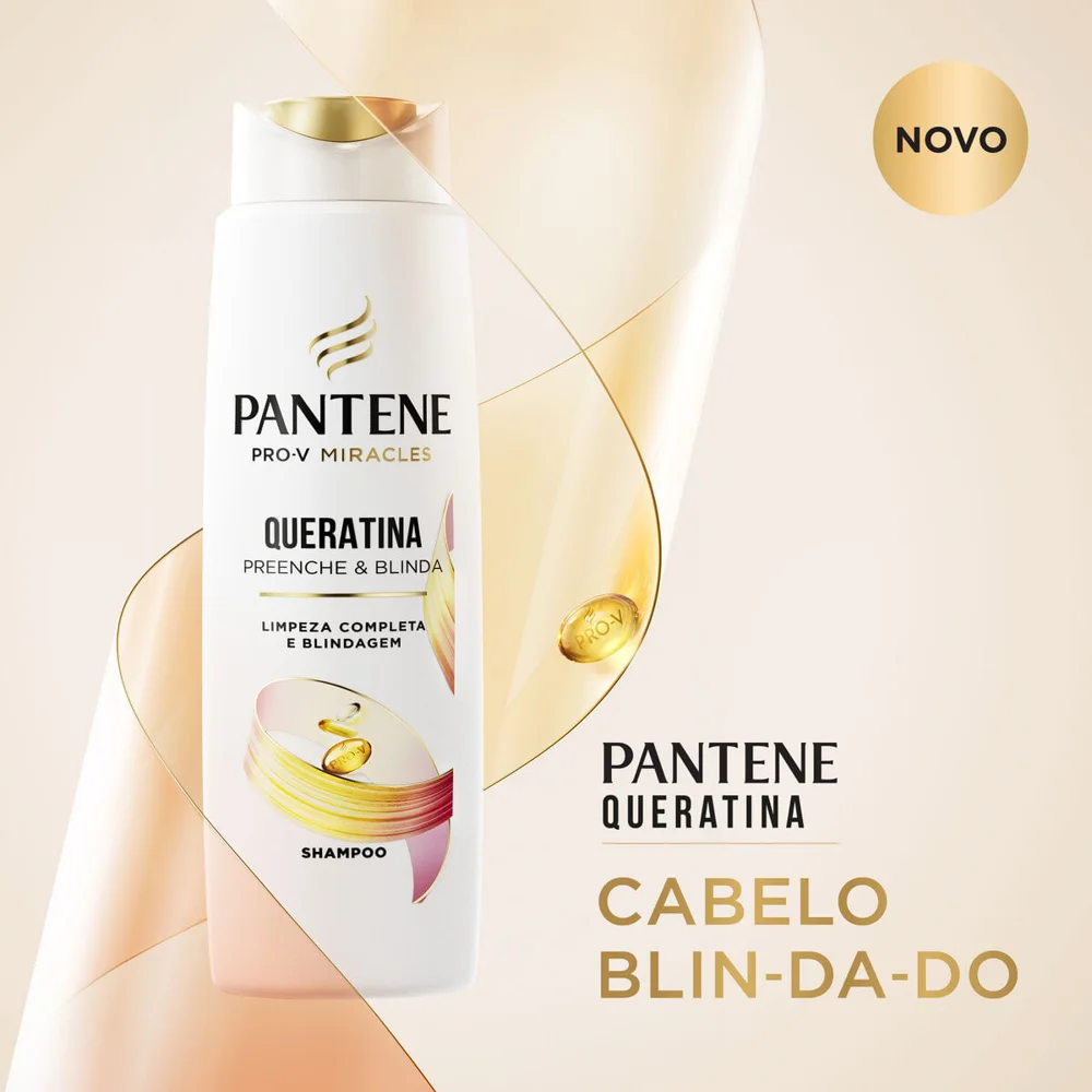 Shampoo Pantene Pro-V Miracles Queratina Preenche & Blinda 175ml