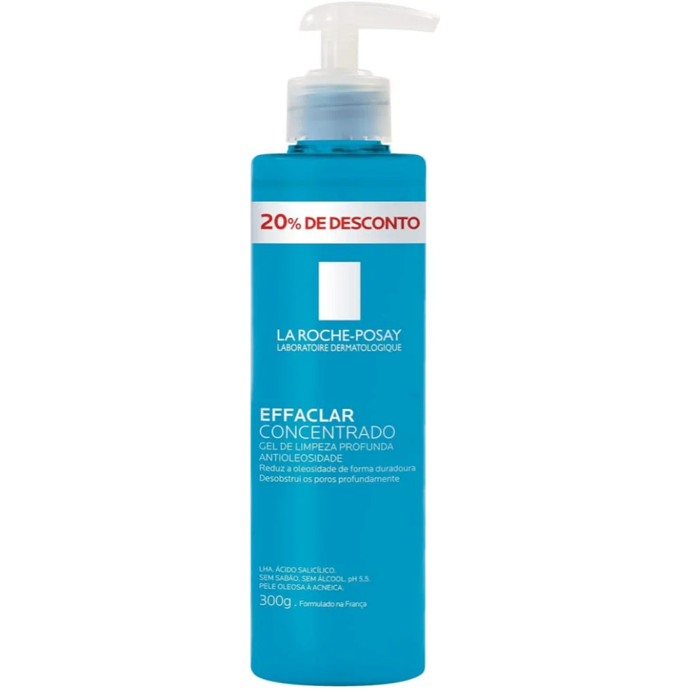 Gel de Limpeza Facial La Roche-Posay Effaclar Concentrado Antioleosidade 300g
