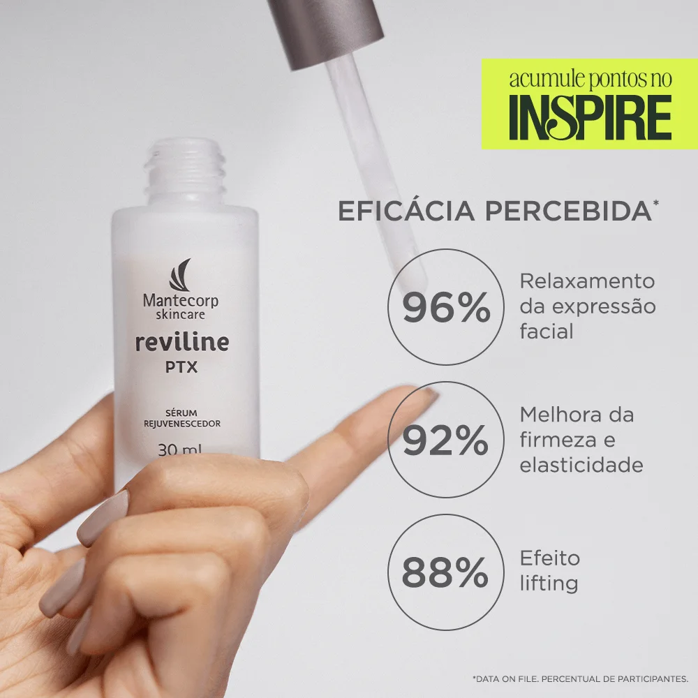 Sérum Facial Mantecorp Skincare Rejuvenescedor Reviline Ptx 30ml