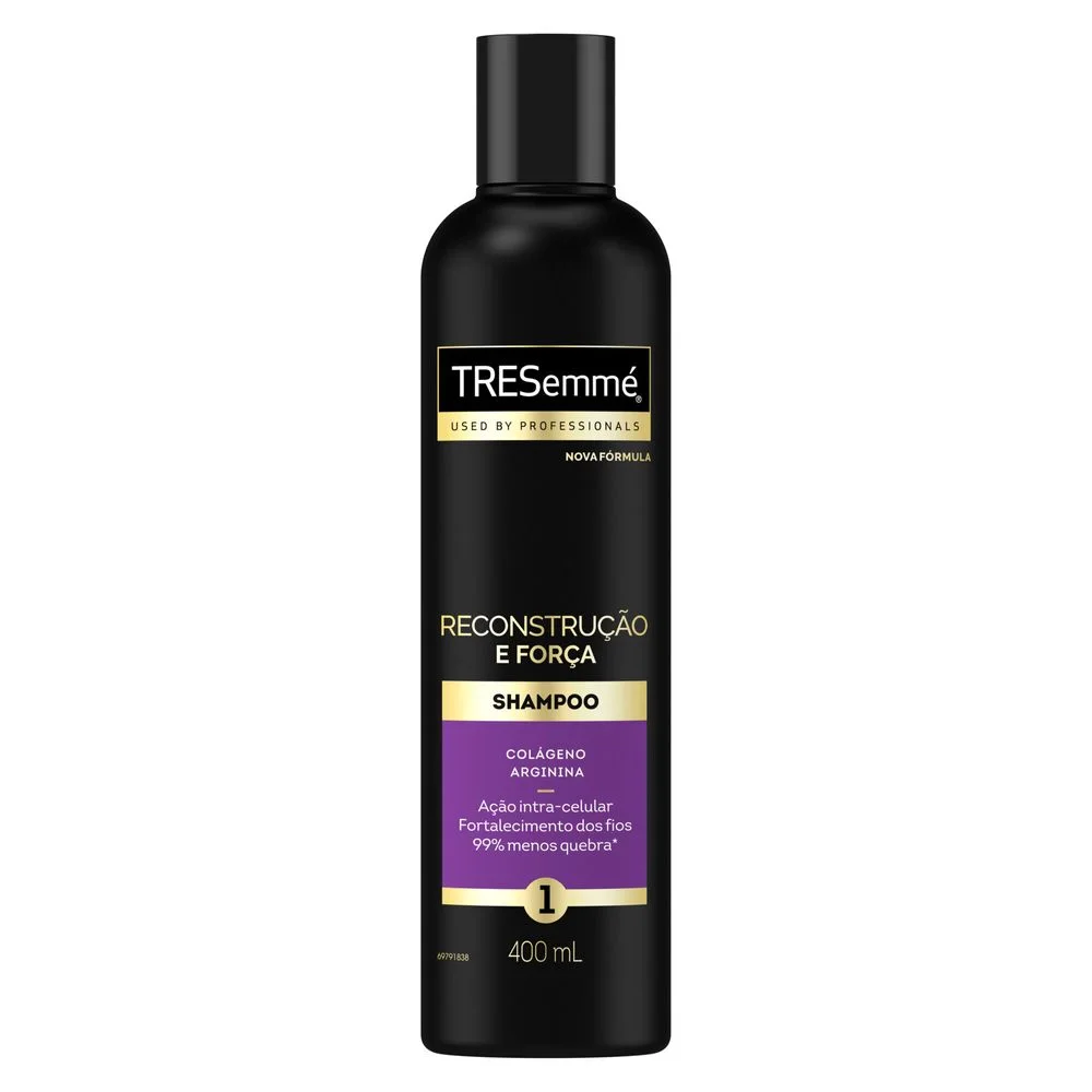 Shampoo TRESemmé Reconstrução e Força Colágeno e Arginina 400ml