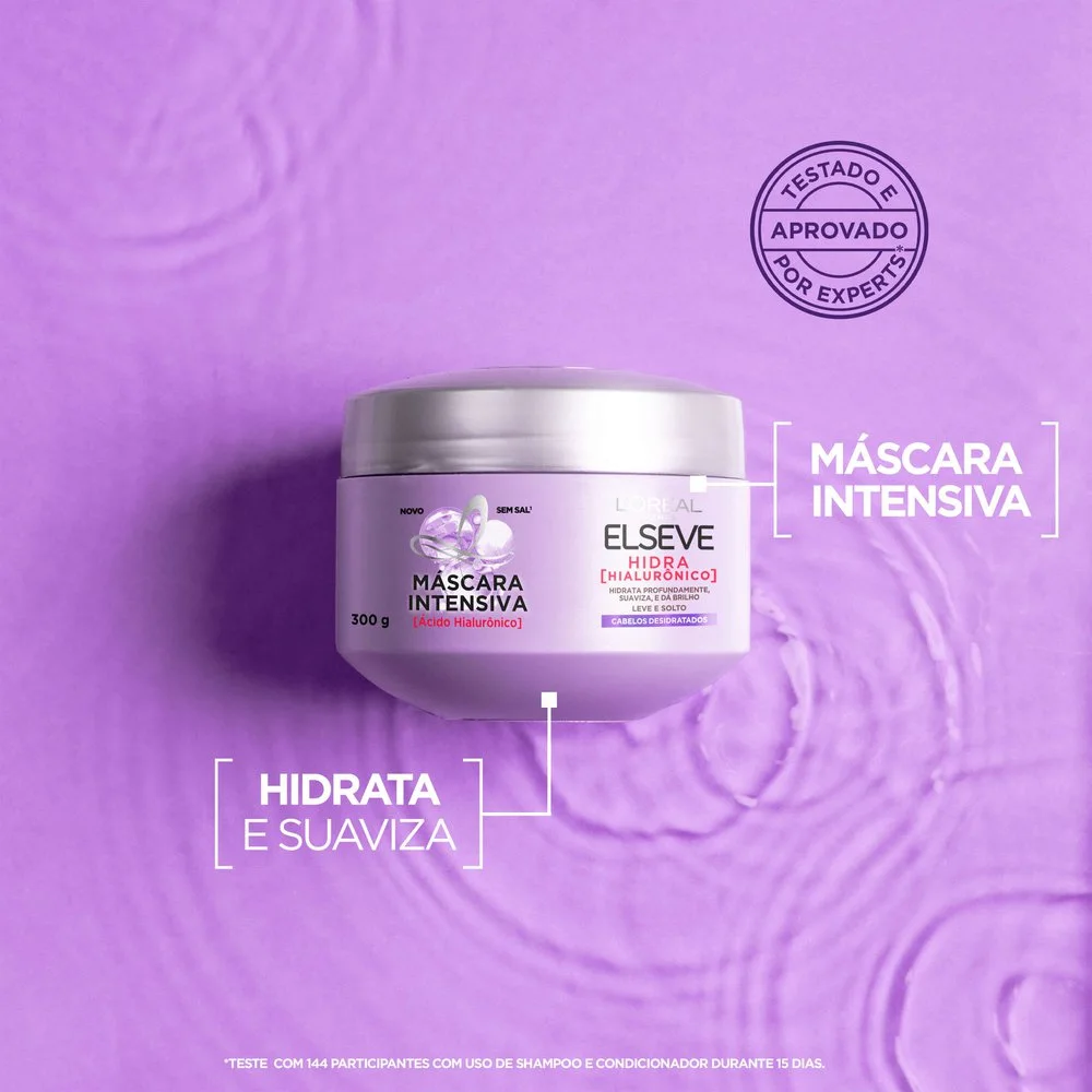Creme de Tratamento Capilar Elseve Hidra Hialurônico Intensivo Preenchedor 300g