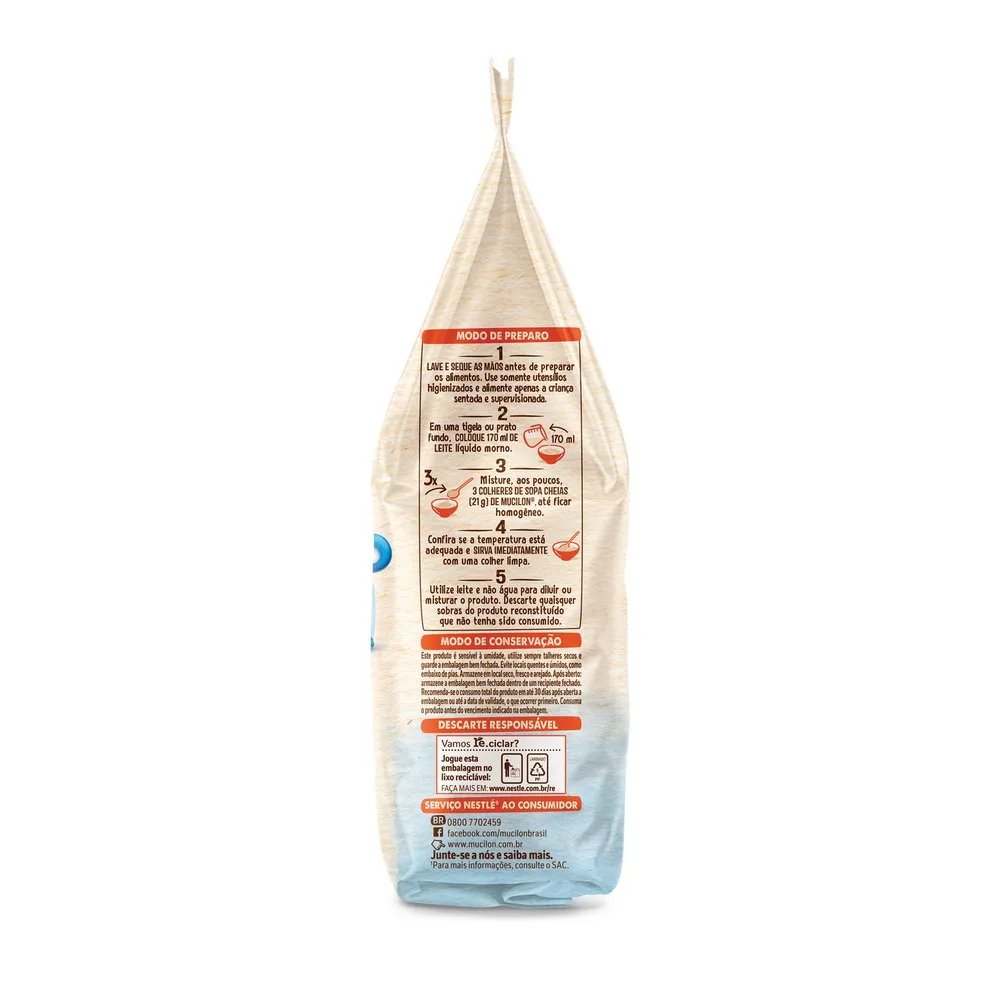 Cereal Infantil Mucilon Arroz +6 meses 180g