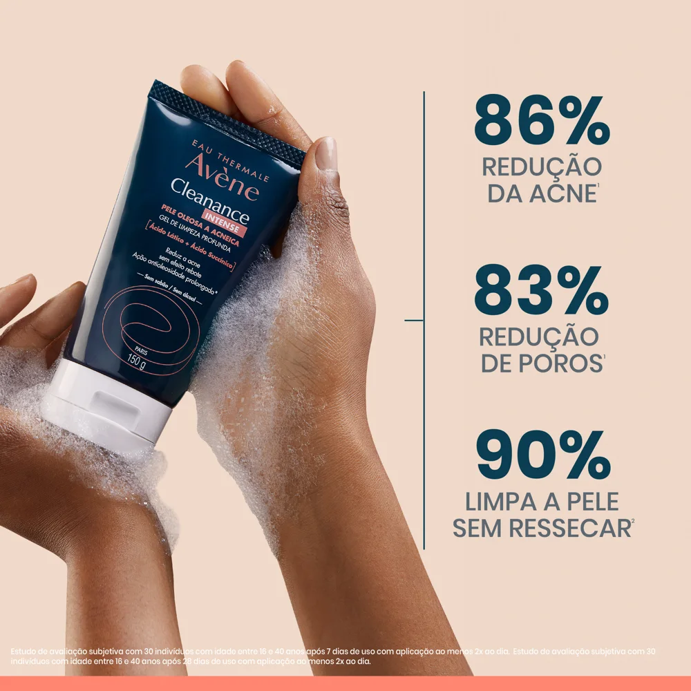 Gel de Limpeza Facial Avène Cleanance Intense Pele Oleosa e Acneica 60g