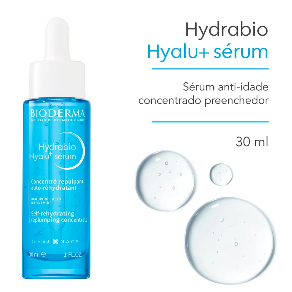 Sérum Bioderma Hydrabio Hyalu+ Anti Idade Concentrado Preenchedor 30ml