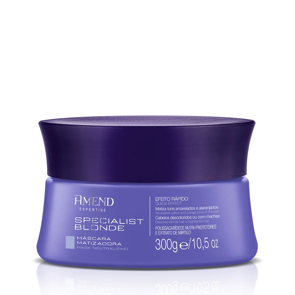 Máscara Capilar Amend Specialist Blonde Matizador 300g