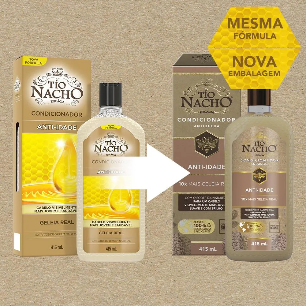 Condicionador Tío Nacho Anti-Idade 415ml