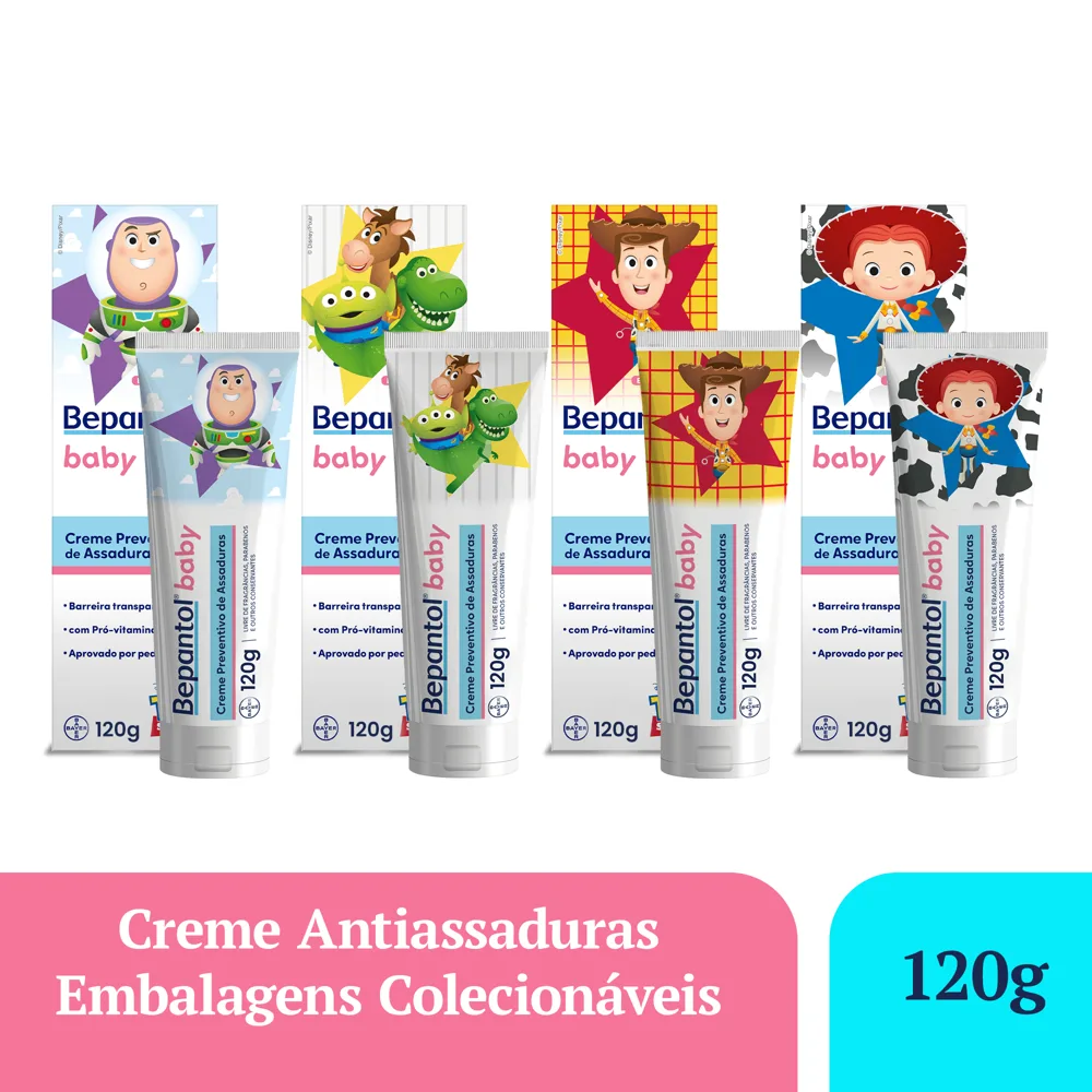 Creme Para Assaduras Bepantol Baby Disney Toy Story 120g