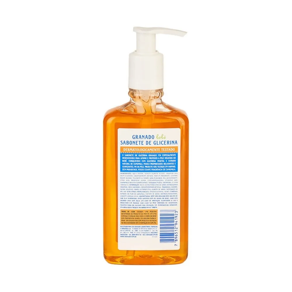 Sabonete Líquido Granado Bebê Camomila 250ml