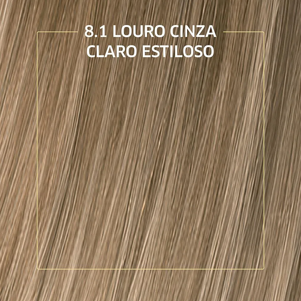 Tinta de Cabelo Biocolor Mini Kit Louro Acinzentado Radiante 8.1