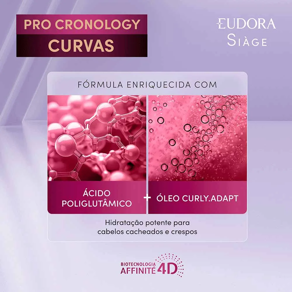 Creme de Pentear Eudora Siàge Pro Cronology Curvas 300ml