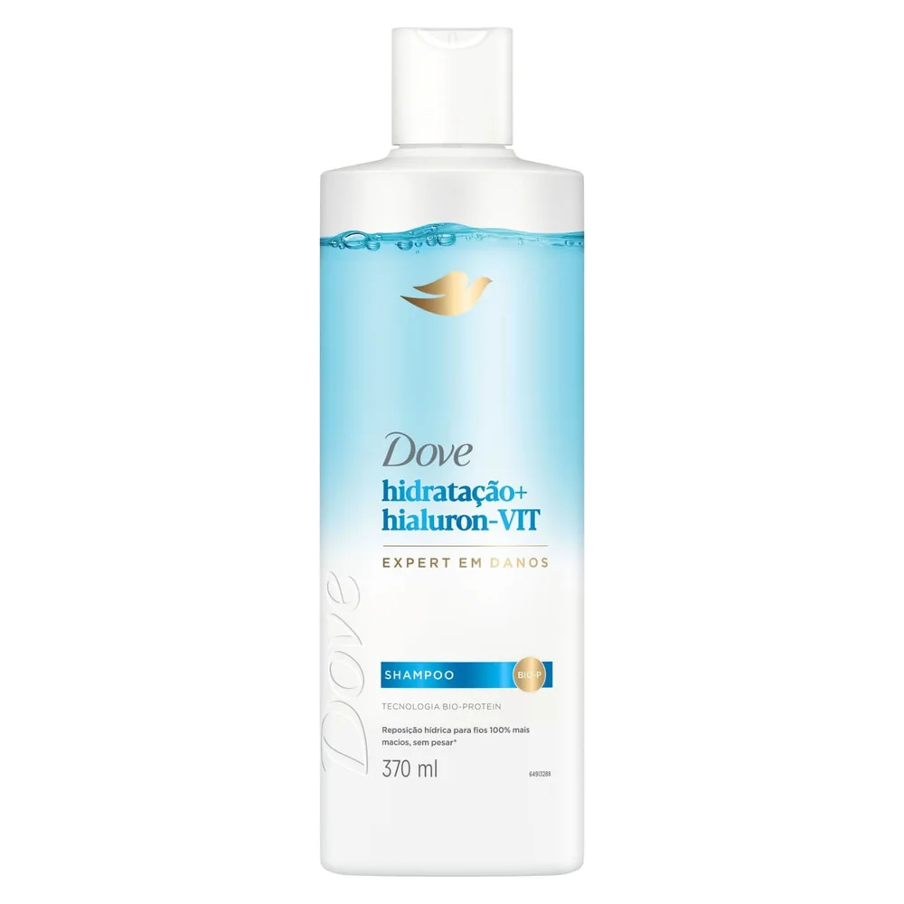 Shampoo Dove Hidratação + Hialuron-Vit 370ml