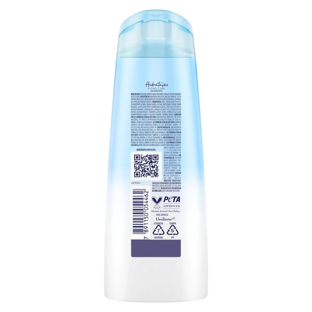 Shampoo Dove Hidratação + Vitamina A & E 200ml