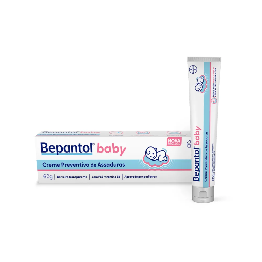Creme Preventivo de Assaduras Bepantol Baby com Pró-Vitamina B5 60g