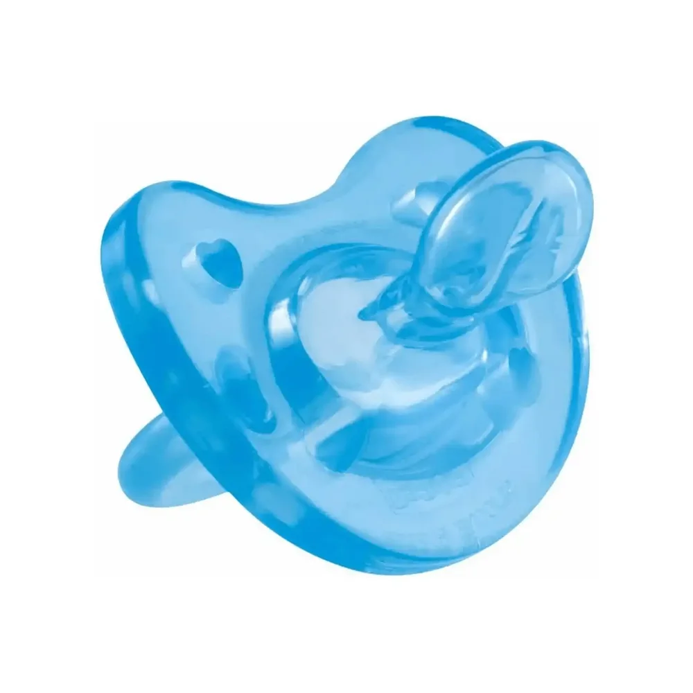 Chupeta Kuka Soft Ortodôntica +6 meses Silicone Sem BPA Azul Tamanho 2 1 Unidade