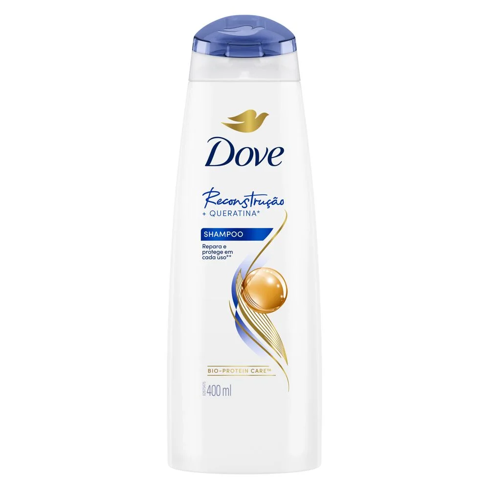 Shampoo Dove Reconstrução + Queratina 400ml