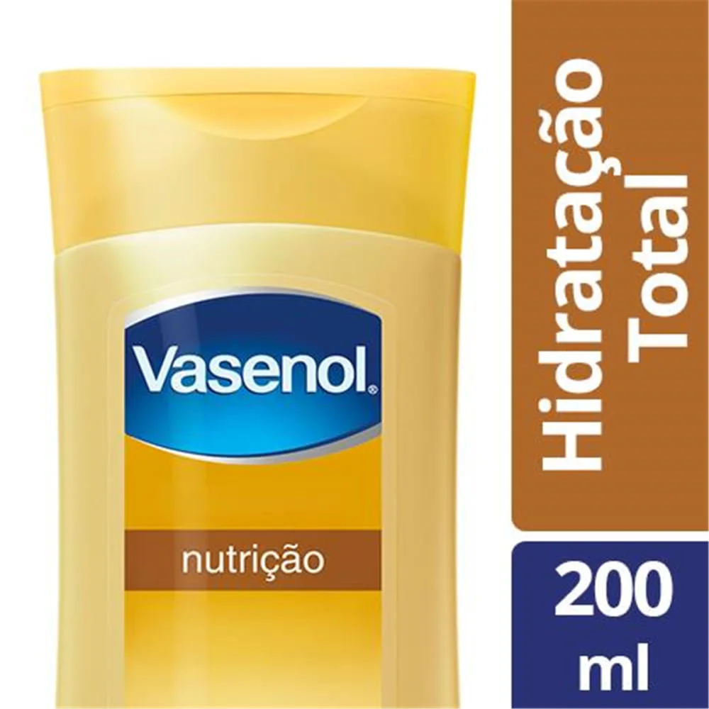 Loção Corporal Vasenol Hidratação Total Nutrição 200ml
