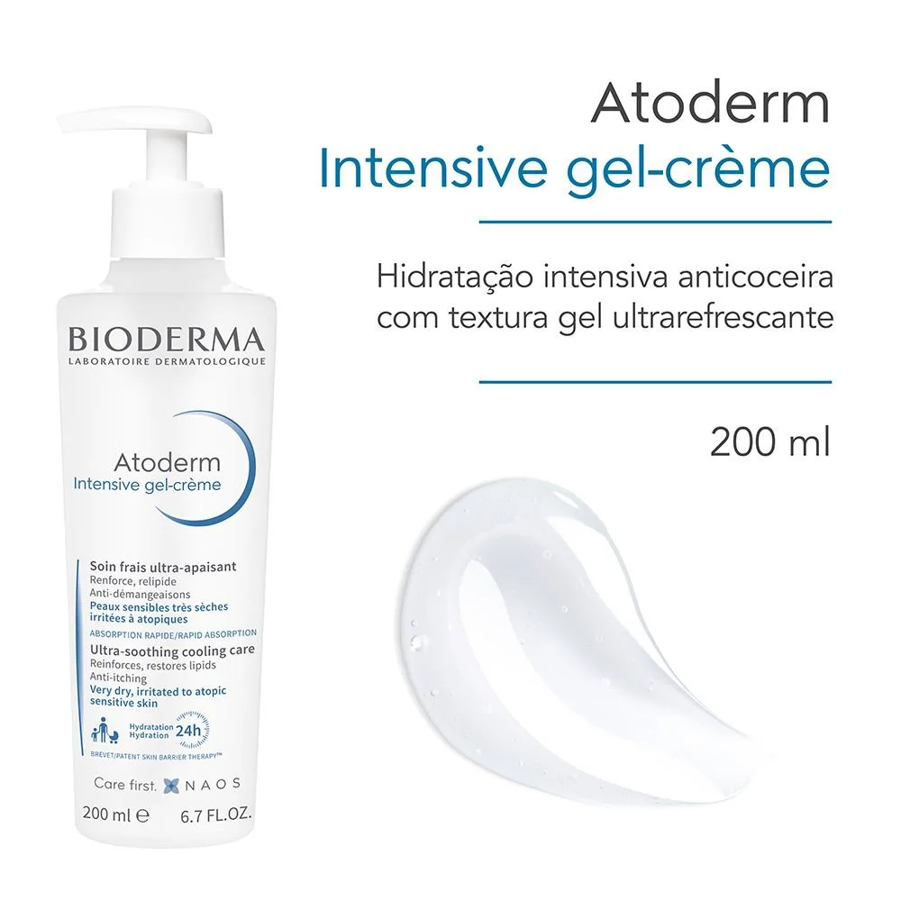 Hidratante Corporal Bioderma Atoderm Intensive Gel Creme 200ml