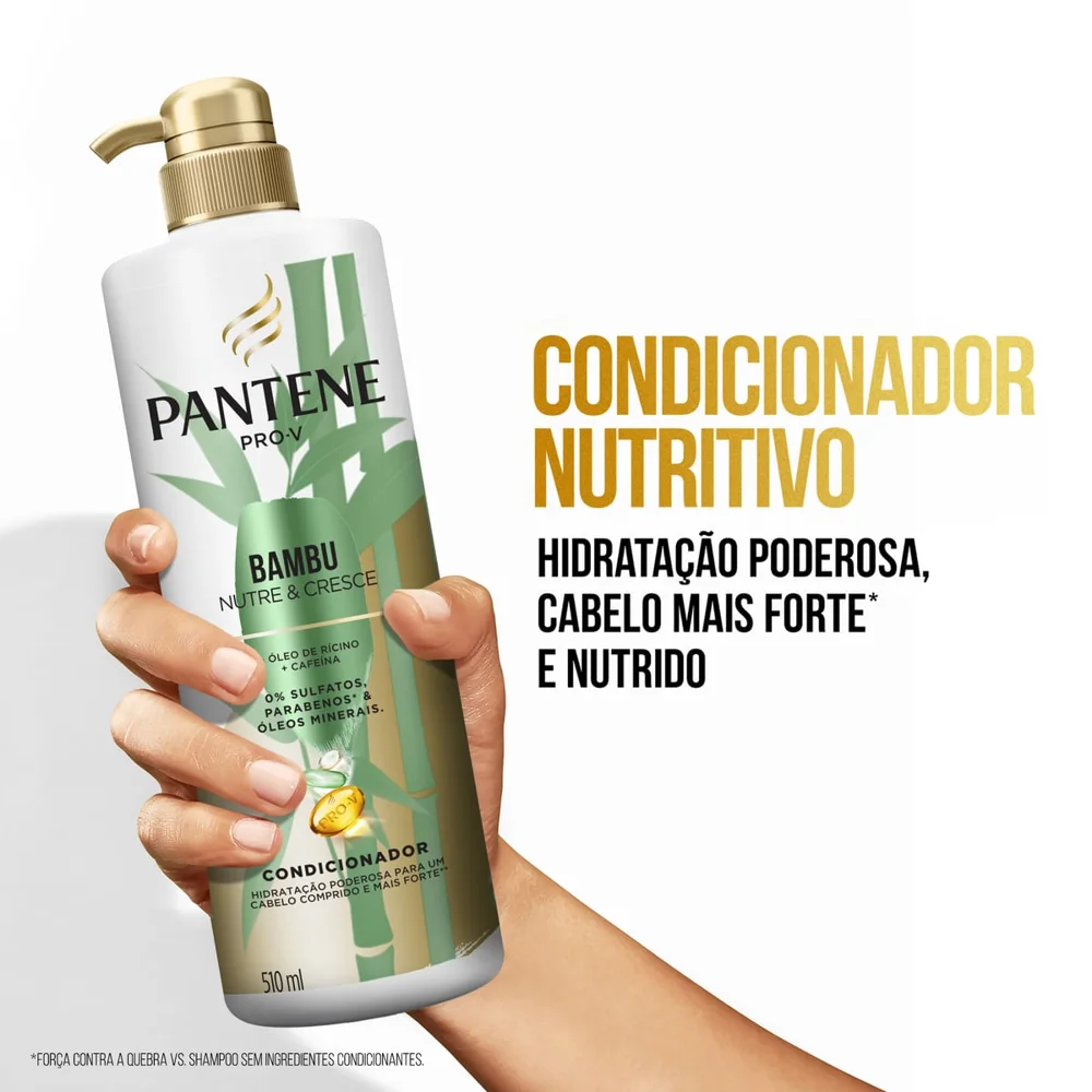 Condicionador Pantene Bambu Nutre Cresce 510ml