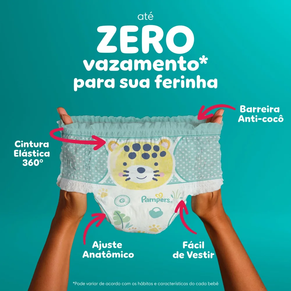 Fralda Pampers Pants Ajuste Total Xg 82 Unidades