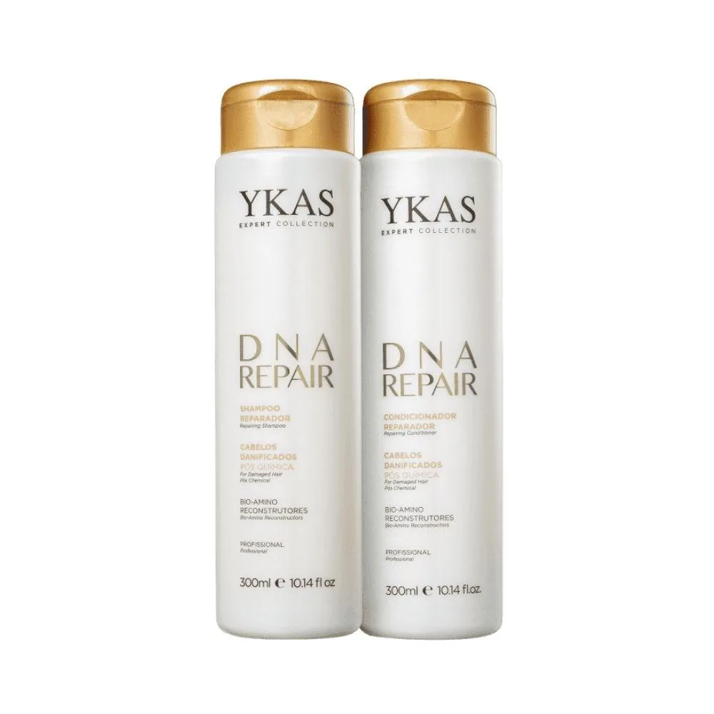 Ykas - DNA Repair Shampoo + Condicionador - Kit Capilar - 2x300ml