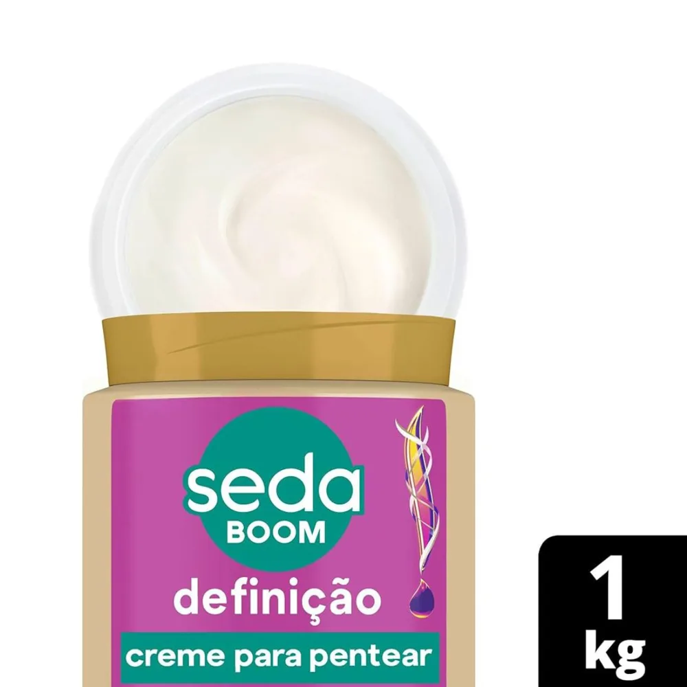 Creme de Pentear Seda Boom Definição Super Hidratação 1Kg
