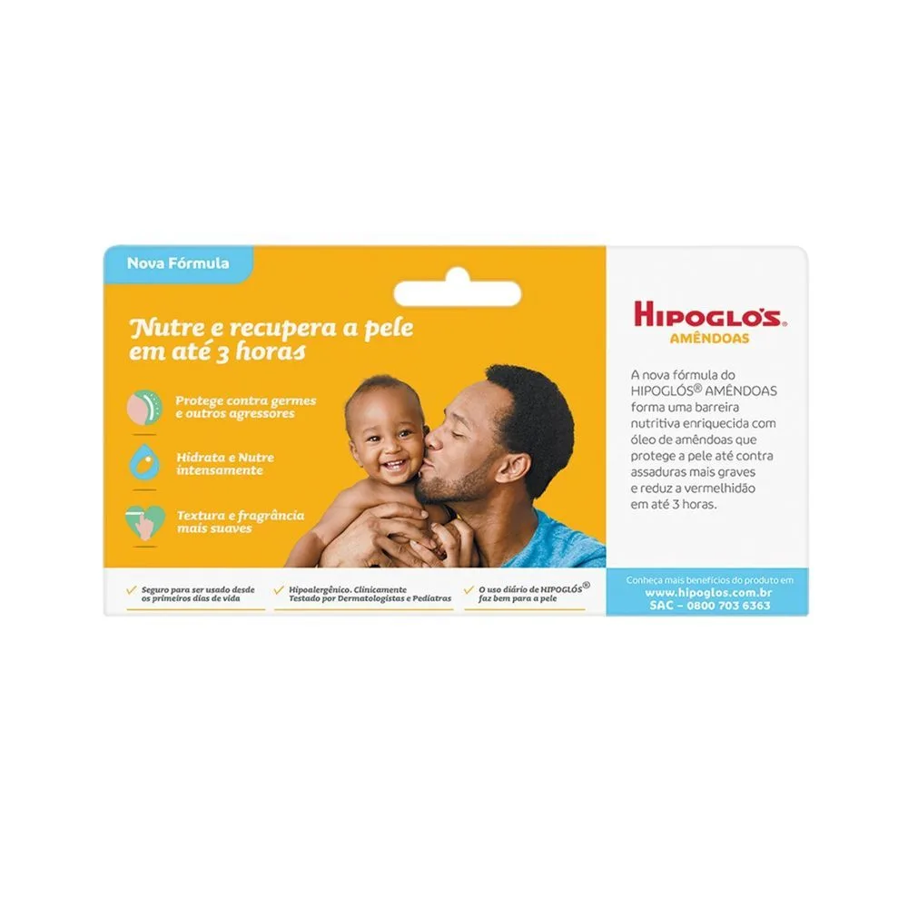 Creme Preventivo De Assaduras Hipoglós Amêndoas 40G