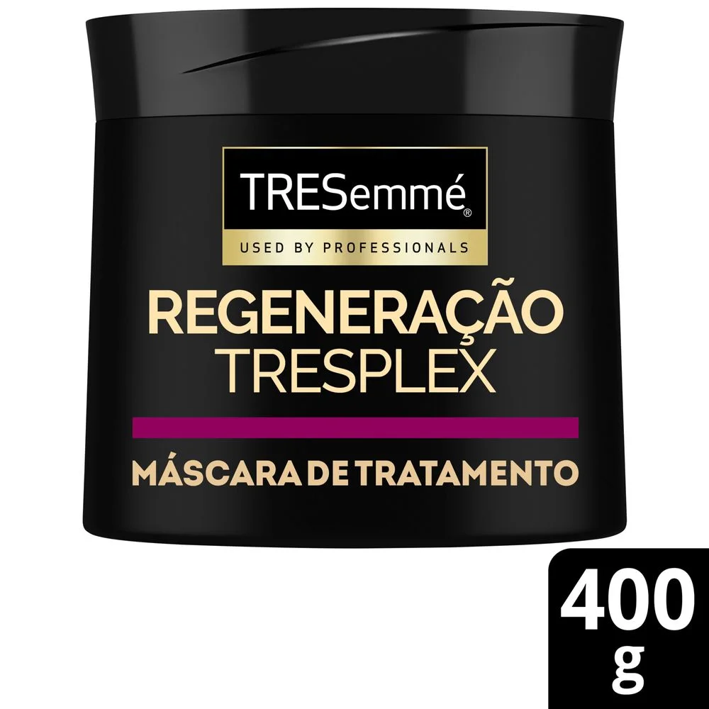 Máscara de Tratamento TRESemmé TRESplex Regeneração Queratina e Gluconolactona 400g
