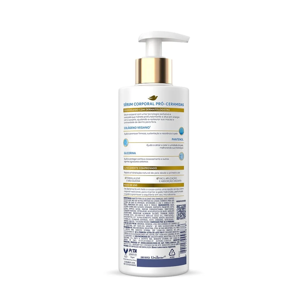 Sérum Corporal Dove Pró-Ceramidas Hidratante 380ml