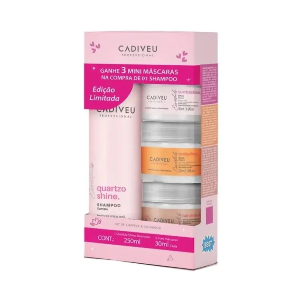 Kit De Limpeza 4 Cronograma Cadiveu Essentials Qs