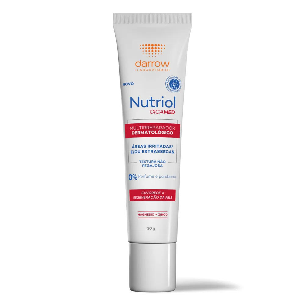 Creme Reparador Darrow Nutriol Cicamed Sem Perfume Magnésio e Zinco 20g