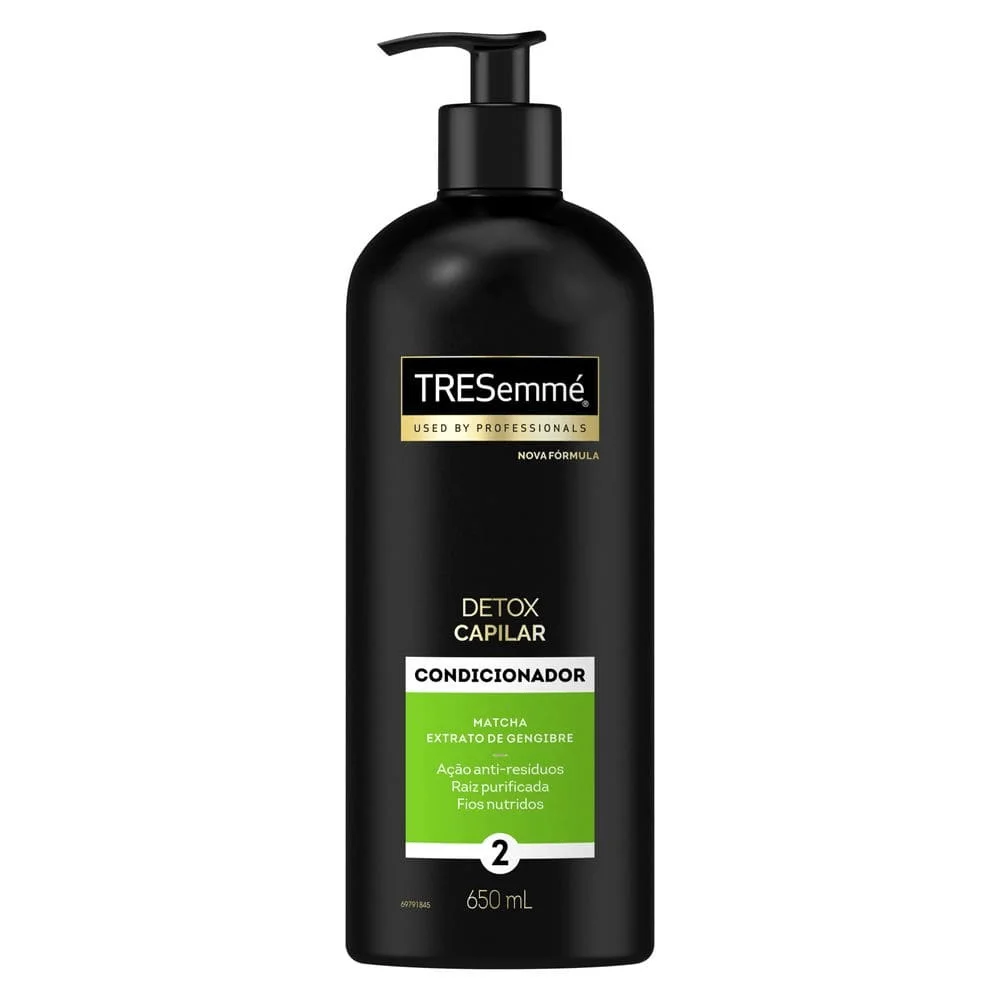 Condicionador TRESemmé Detox Capilar Matcha e Gengibre 650ml