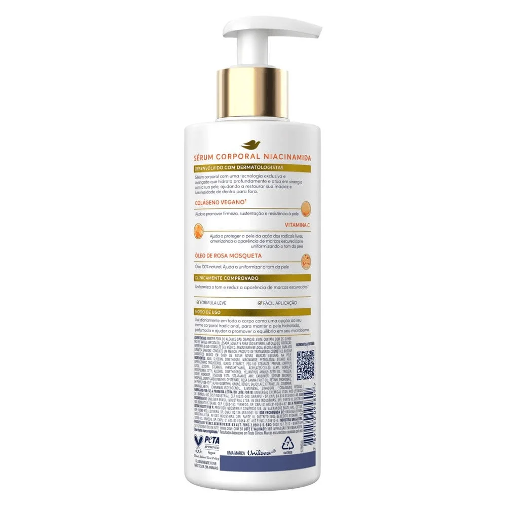 Sérum Corporal Dove com Niacinamida Uniformizador 380ml
