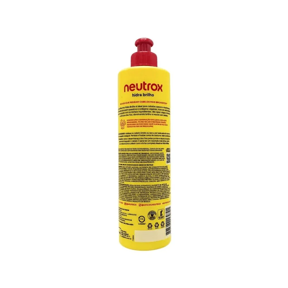 Creme de Pentear Neutrox Hidra Brilho Clássico 300ml