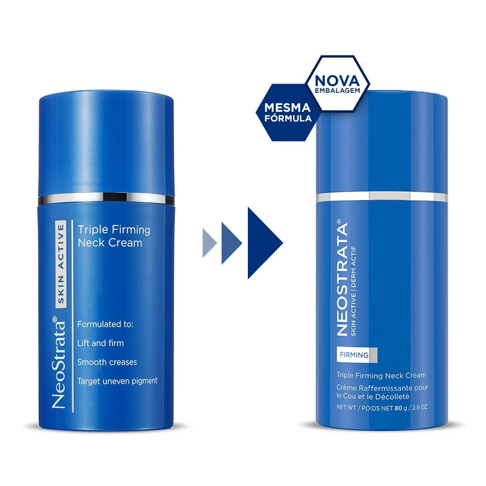 Creme para Pescoço e Colo Neostrata Skin Active Triple Firming Antissinais 80g