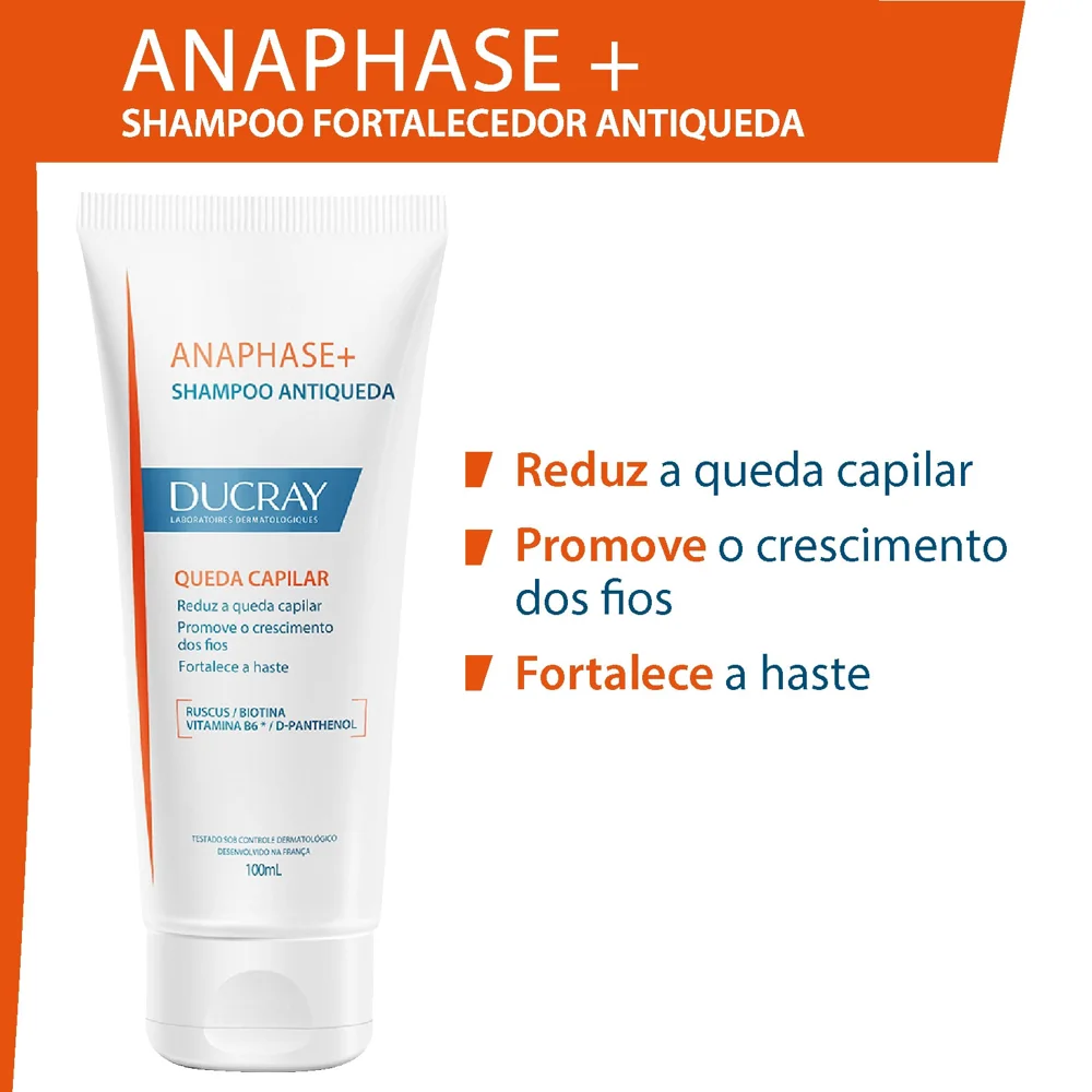 Shampoo Ducray Anaphase+ Queda Capilar 100ml