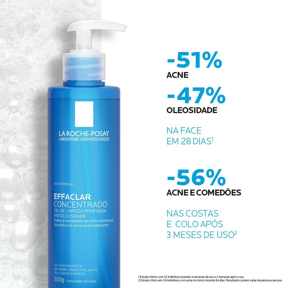 Effaclar Concentrado Gel de Limpeza Facial La Roche-Posay 300g
