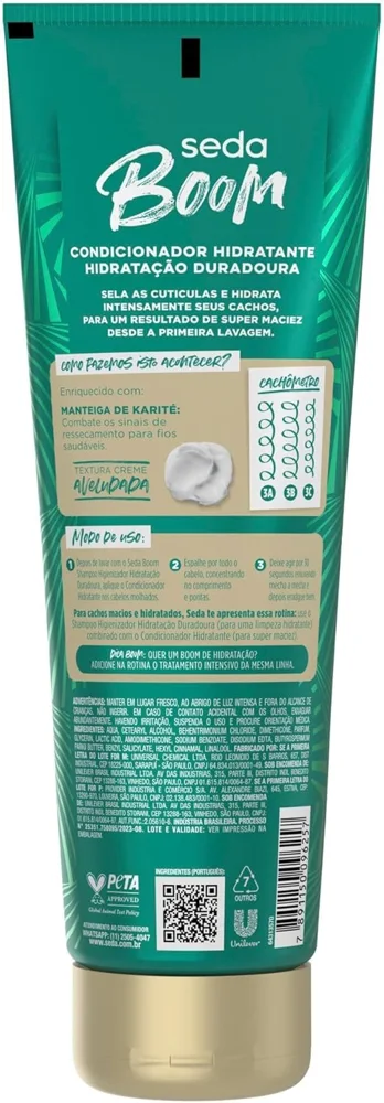 Condicionador Seda Boom Hidratação Duradoura 250ml