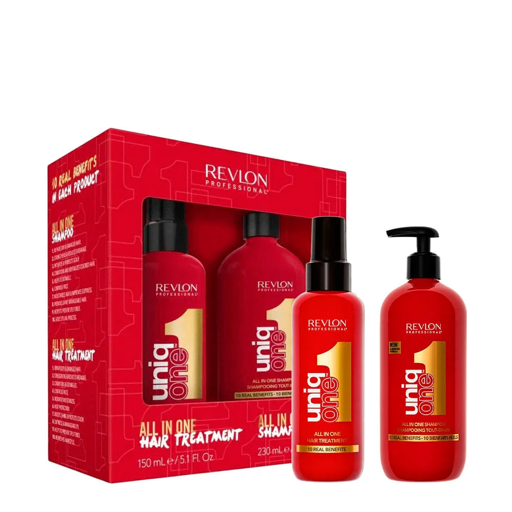 Kit Revlon - Uniq One - Leave-in 150ml + Shampoo 230ml