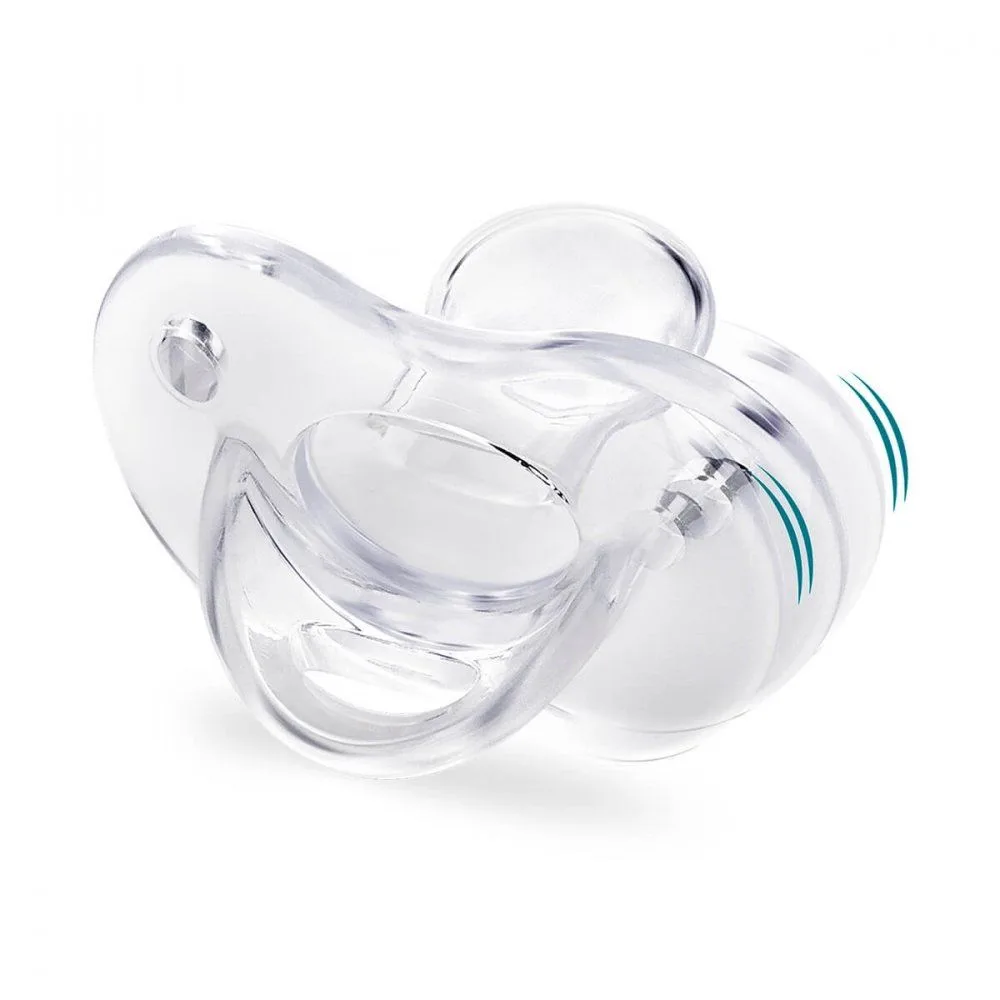 Chupeta Lillo Soft Calming Bico Simétrico de 0 a 6 meses Silicone Neutra Tamanho 1 1 Unidades + estojo esterilizável