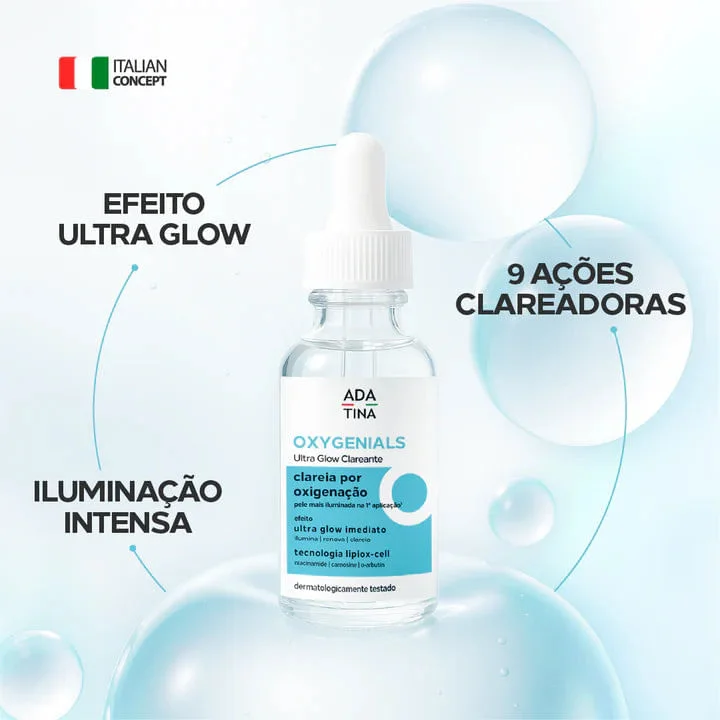 Kit Clareador Manchas Oxygenials Ultra Glow Biosole TX FPS80