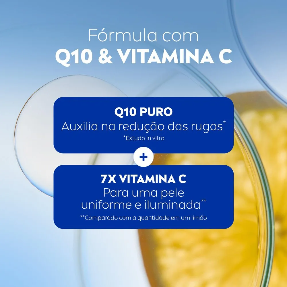 Creme Facial Nivea Q10 Plus C Antirrugas FPS 15 51g