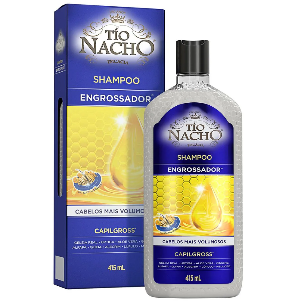 Shampoo Tío Nacho Engrossador Antiqueda Capillgross 415ml