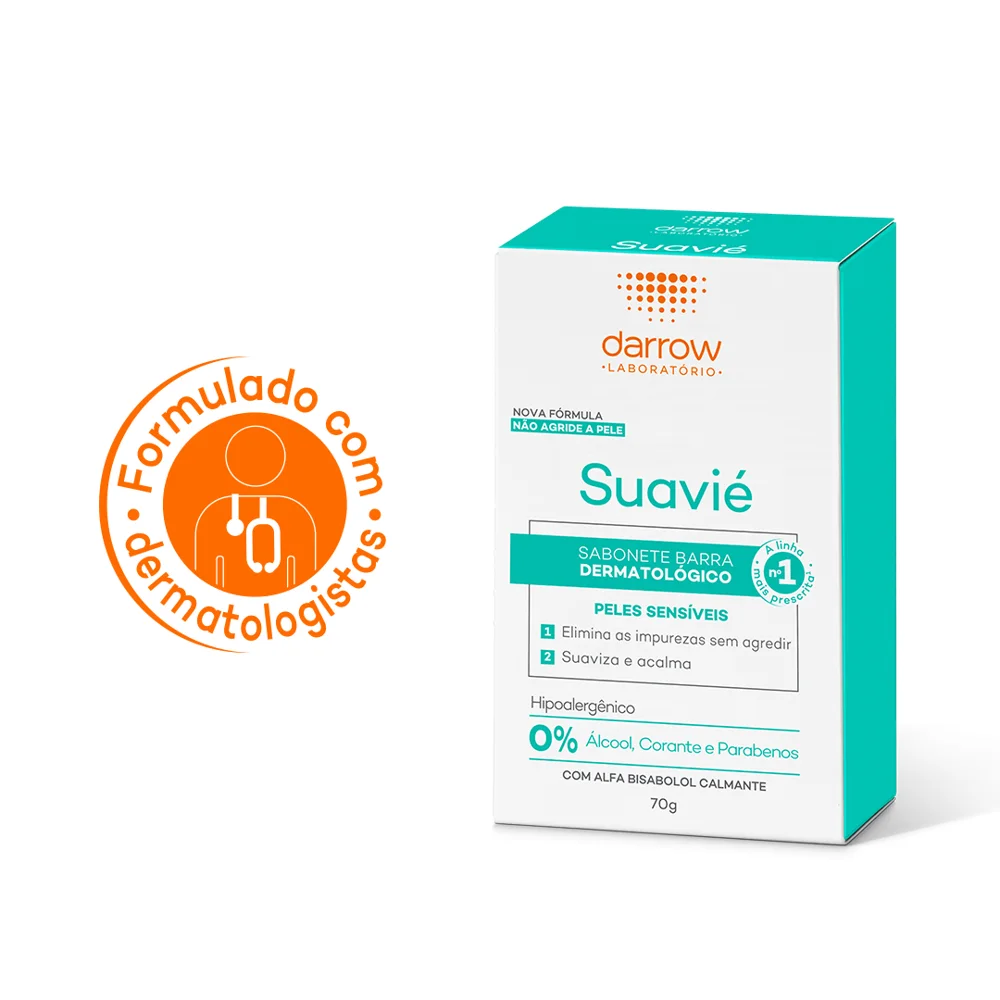 Sabonete em Barra Facial Darrow Suavié Pele Sensível 70g