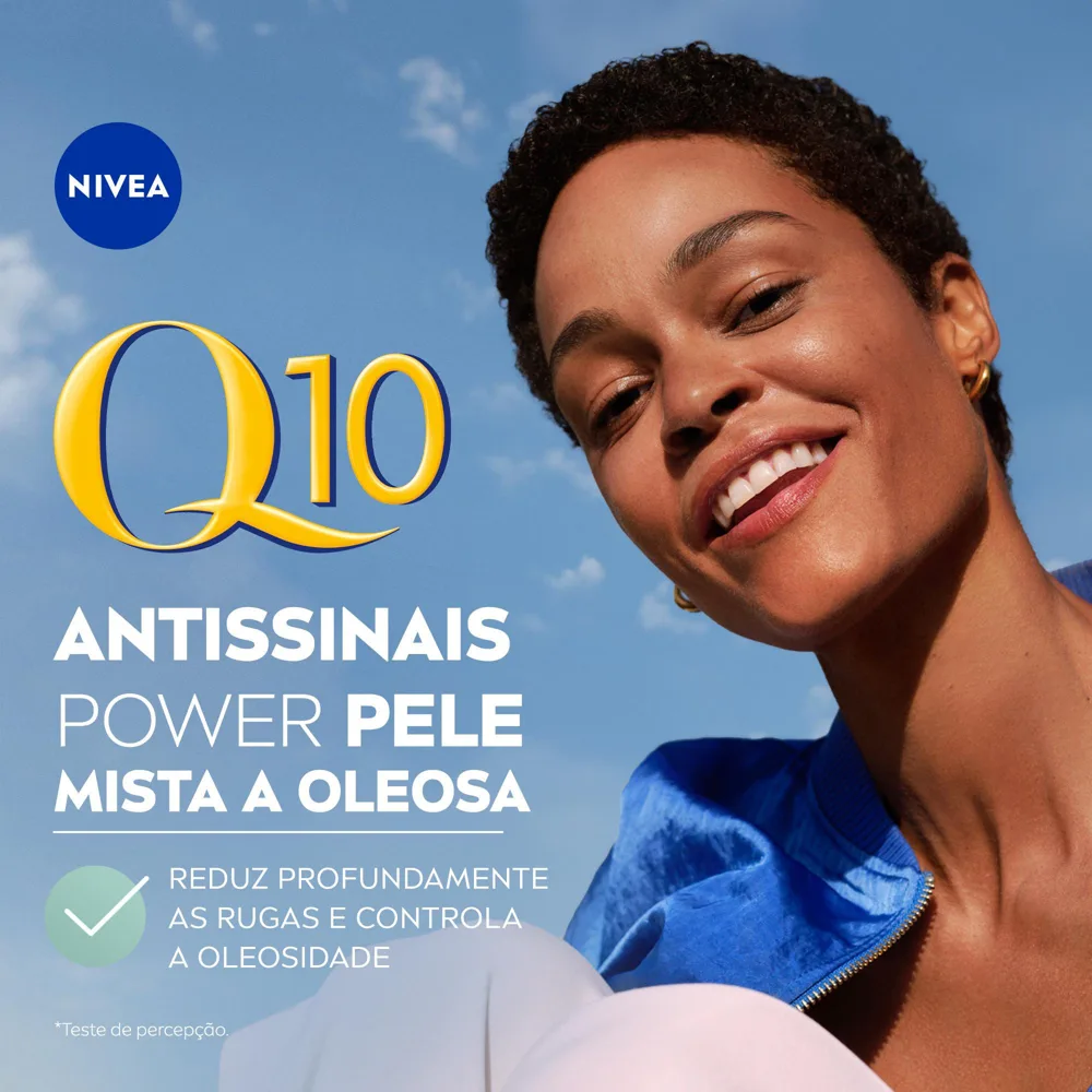 Creme Facial Nivea Q10 Power Antissinais Diurno FPS 30 50g