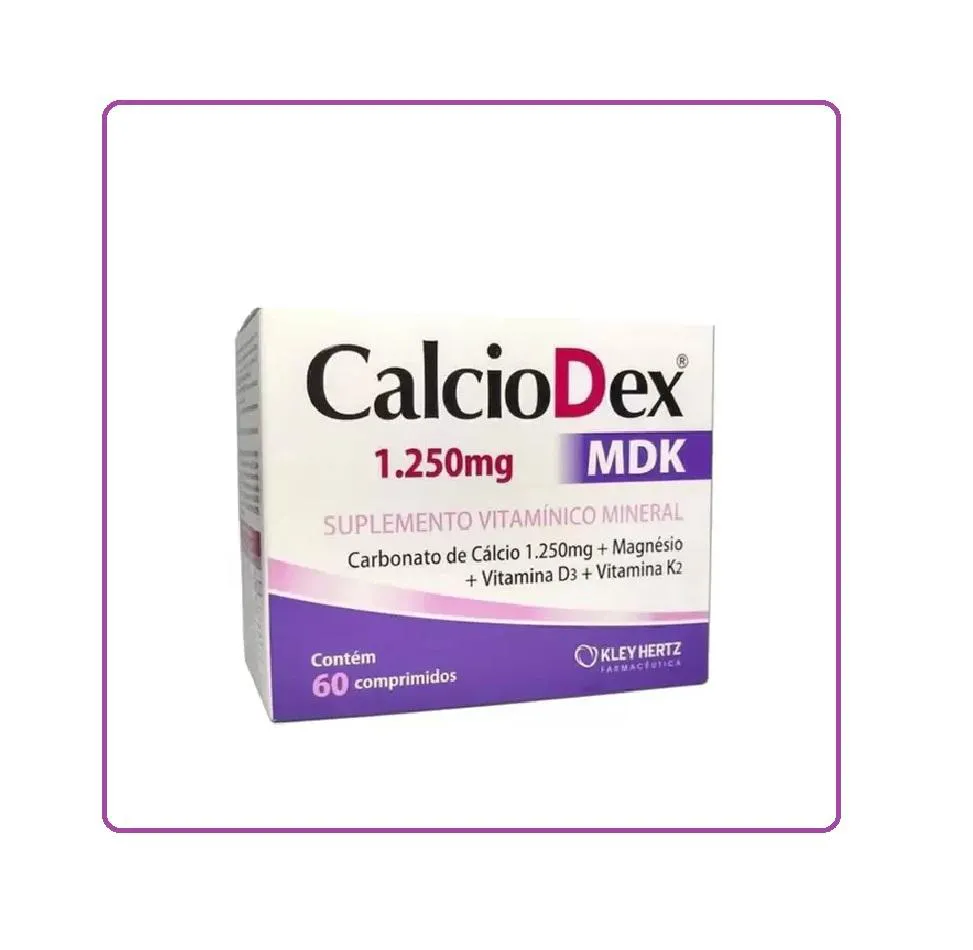 Suplemento Vitaminico Calciodex Mdk 60Cpr - Kley Hertz