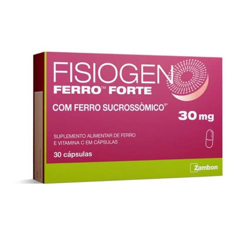 Fisiogen Ferro Forte C/30 cápsulas
