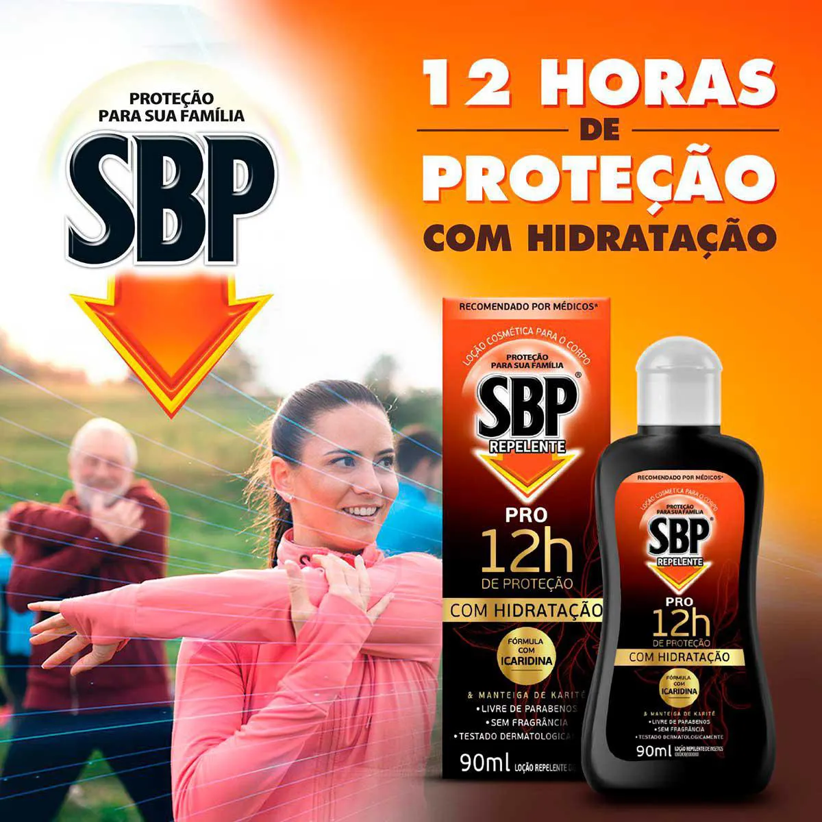 Repelente SPB Pro 12h Loção 90ml