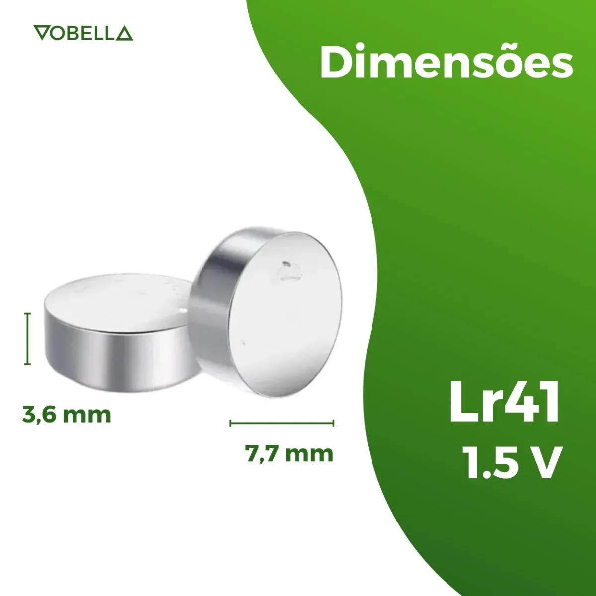 10 Baterias Pilhas Alcalina Lr41 1,5v Blister Cartela Elgin