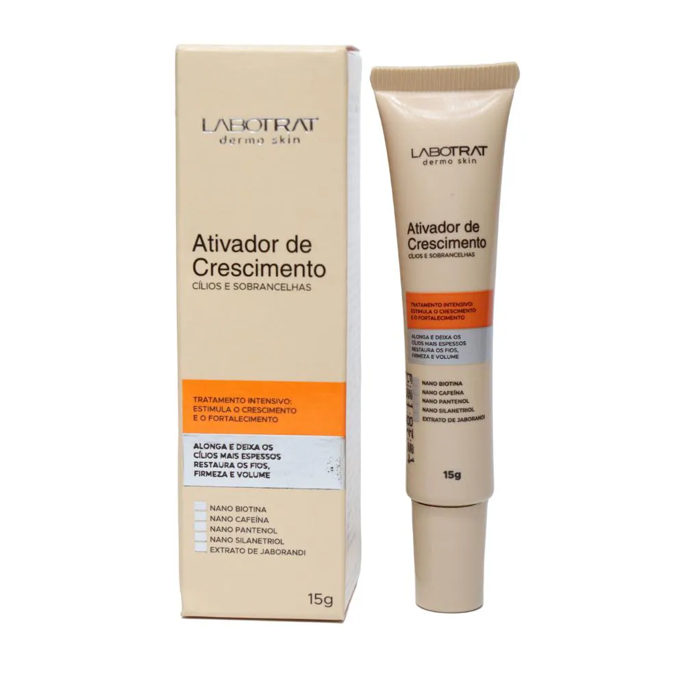 Ativador Crescimento Alonga Sobrancelhas Cílios Labotrat 15g