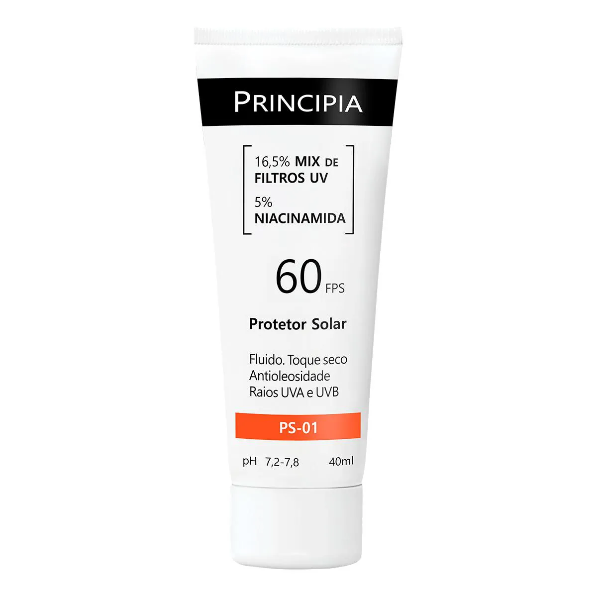 Kit Facial Principia Skincare Gel de Limpeza Suave GL-02 200ml + Sérum Anti-Idade Mix-02 30ml + Creme Hidratante CH-01 50g + Protetor Solar PS-01 FPS 60 40ml